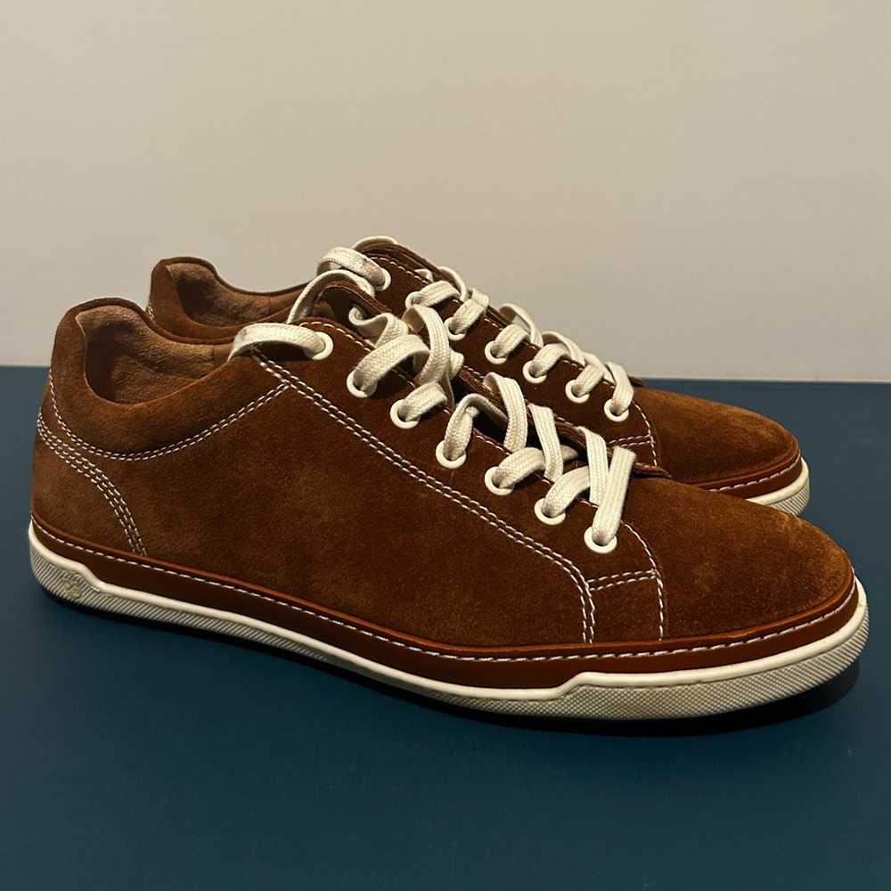 Allen Edmonds Porter Suede Derby Sneakers, brown, men’s, US size 9D